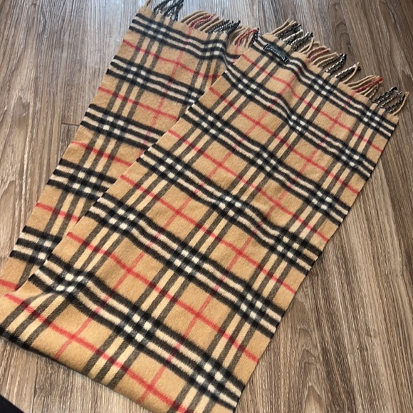 vintage burberry scarf blue label - Picture 4 of 4